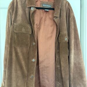 Banana Republic vintage Men's brown Suede Shirt Jacket